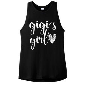 Funny Matching Gigi For Grandma Whit Mother's Day Ladies PosiCharge Tri-Blend Wicking Tank