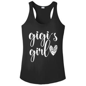 Funny Matching Gigi For Grandma Whit Mother's Day Ladies PosiCharge Competitor Racerback Tank