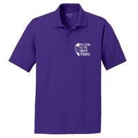 Funny My Goal Is To Deny Yours Hockey Goalie Ice Hockey Gift PosiCharge RacerMesh Polo