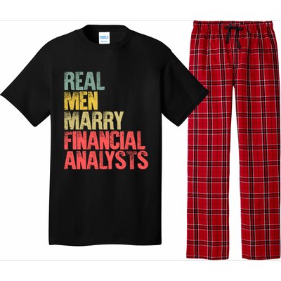 Funny Marriage Gift Real Marry Financial Analysts Gift Pajama Set