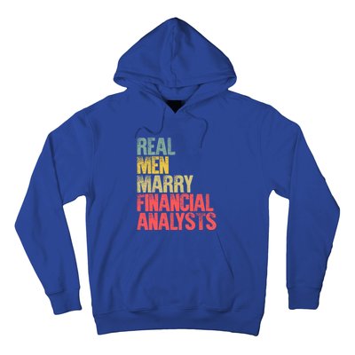 Funny Marriage Gift Real Marry Financial Analysts Gift Hoodie