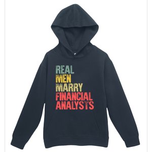 Funny Marriage Gift Real Marry Financial Analysts Gift Urban Pullover Hoodie