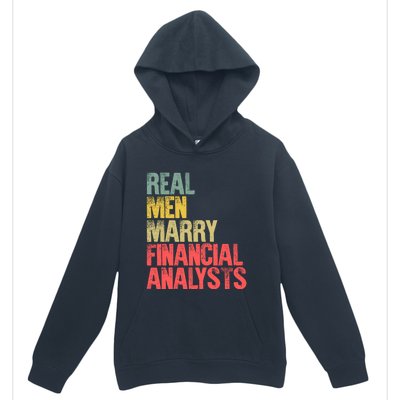 Funny Marriage Gift Real Marry Financial Analysts Gift Urban Pullover Hoodie