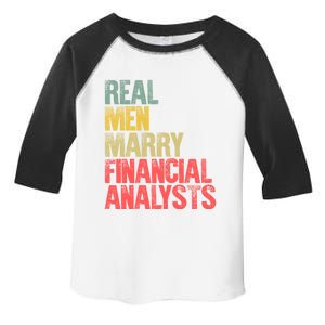 Funny Marriage Gift Real Marry Financial Analysts Gift Toddler Fine Jersey T-Shirt