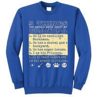 Family Matching Grandfather Grandpa Granddaughter Grand Gift Tall Sweatshirt