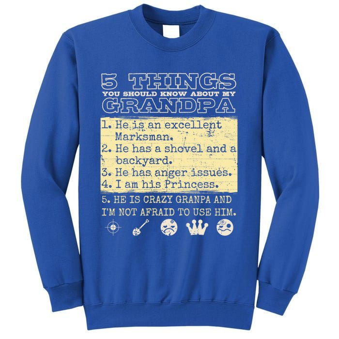 Family Matching Grandfather Grandpa Granddaughter Grand Gift Tall Sweatshirt