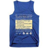 Family Matching Grandfather Grandpa Granddaughter Grand Gift Tank Top