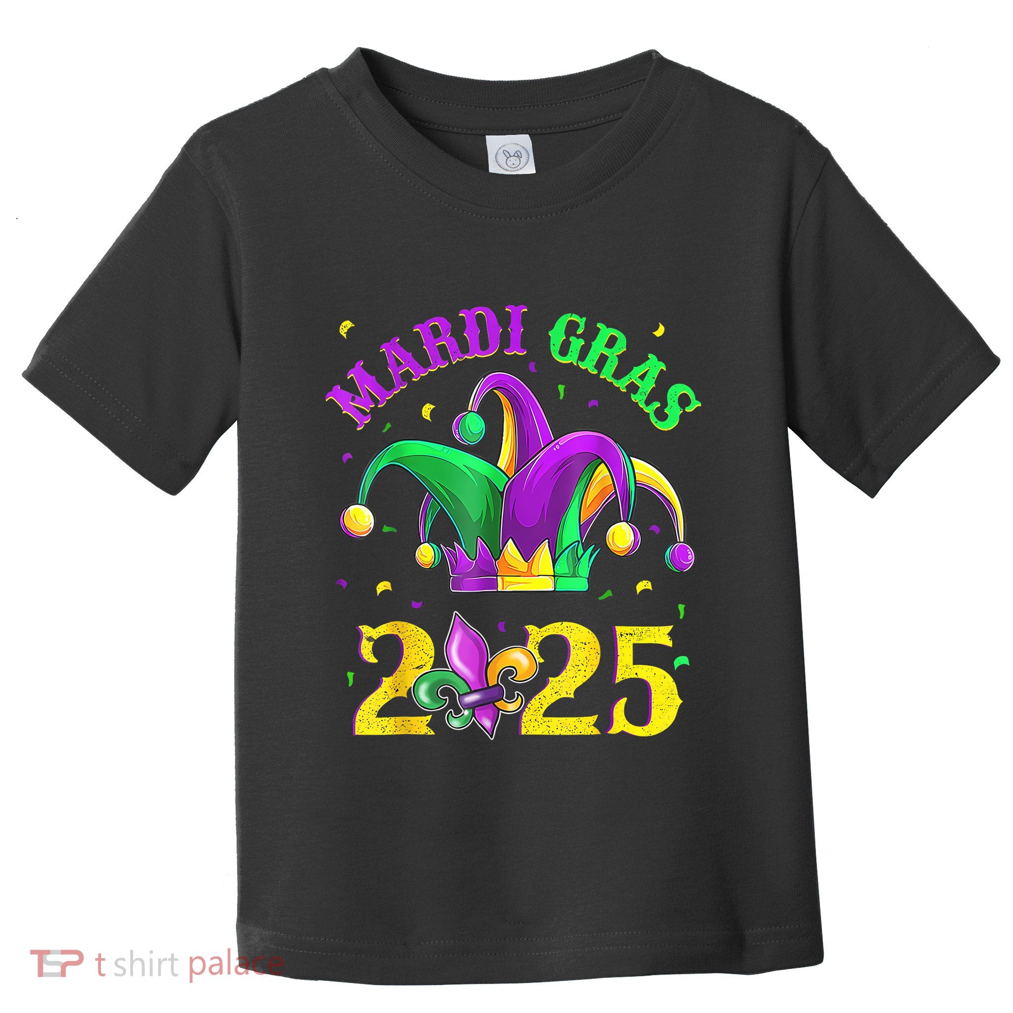 Funny Mardi Gras Parade Outfit Jester Hat Women Toddler T-Shirt