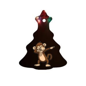 Funny Monkey Gift For Birthday Tees Ceramic Tree Ornament