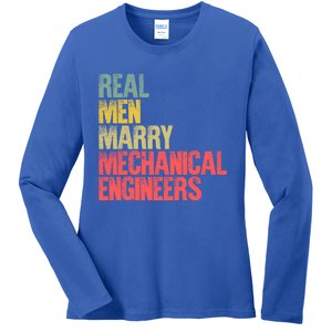 Funny Marriage Gift Real Marry Mechanical Engineers Great Gift Ladies Long Sleeve Shirt