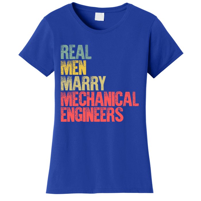 Funny Marriage Gift Real Marry Mechanical Engineers Great Gift Women's T-Shirt