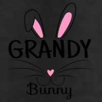Family Matching Grandy Bunny Graphic Easter Costume Grandy Gift Cool Comfort Performance Bucket Hat