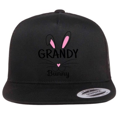 Family Matching Grandy Bunny Graphic Easter Costume Grandy Gift Flatbill Hat