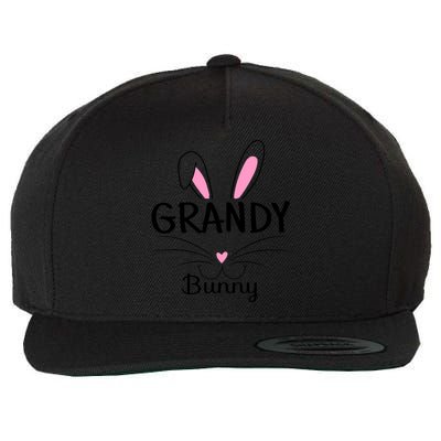 Family Matching Grandy Bunny Graphic Easter Costume Grandy Gift Wool Snapback Cap