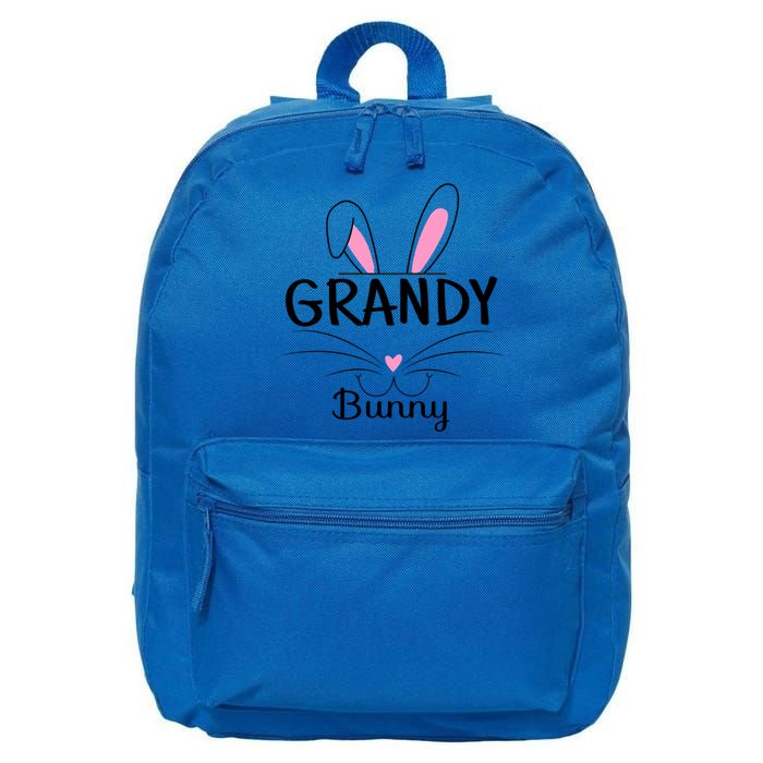 Family Matching Grandy Bunny Graphic Easter Costume Grandy Gift 16 in Basic Backpack
