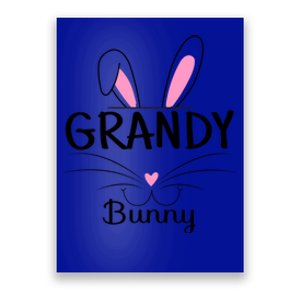 Family Matching Grandy Bunny Graphic Easter Costume Grandy Gift Poster