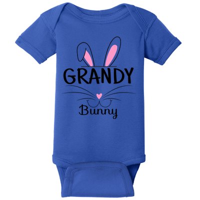 Family Matching Grandy Bunny Graphic Easter Costume Grandy Gift Baby Bodysuit