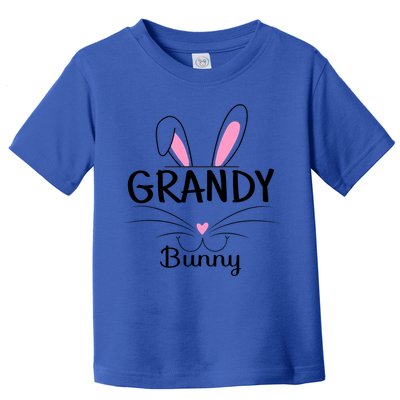 Family Matching Grandy Bunny Graphic Easter Costume Grandy Gift Toddler T-Shirt