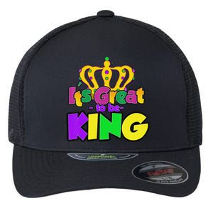 Fancy Mardi Gras Party funny festival Flexfit Unipanel Trucker Cap