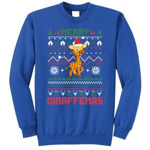 Funny Merry Giraffetmas Ugly Christmas Giraffe Funny Gift Sweatshirt