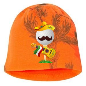 Funny Mexican Golf Ball Sombrero Guitar Cinco De Mayo Kati - Camo Knit Beanie