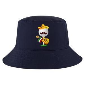 Funny Mexican Golf Ball Sombrero Guitar Cinco De Mayo Cool Comfort Performance Bucket Hat