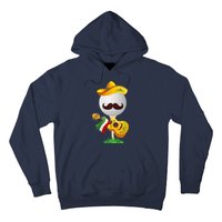 Funny Mexican Golf Ball Sombrero Guitar Cinco De Mayo Hoodie