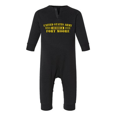 Fort Moore Georgia Ga Ft Moore Basic Combat Training Infant Fleece One Piece