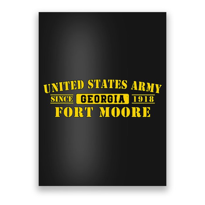 Fort Moore Georgia Ga Ft Moore Basic Combat Training Poster