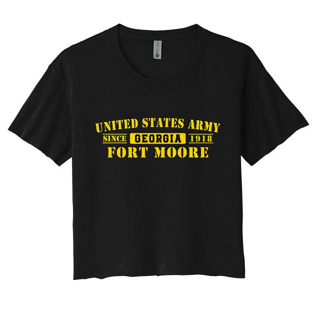 Fort Moore Georgia Ga Ft Moore Basic Combat Training Crop Top