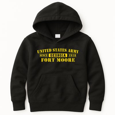 Fort Moore Georgia Ga Ft Moore Basic Combat Training Kids Hoodie