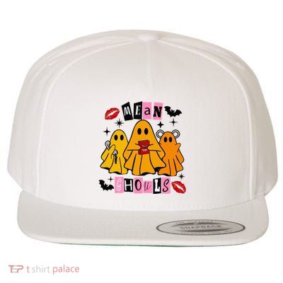 Funny Mean Ghouls Halloween Lover Wool Snapback Cap
