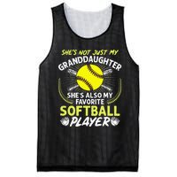 Funny My Granddaughter Shes Also My Favorite Softball Mesh Reversible Basketball Jersey Tank