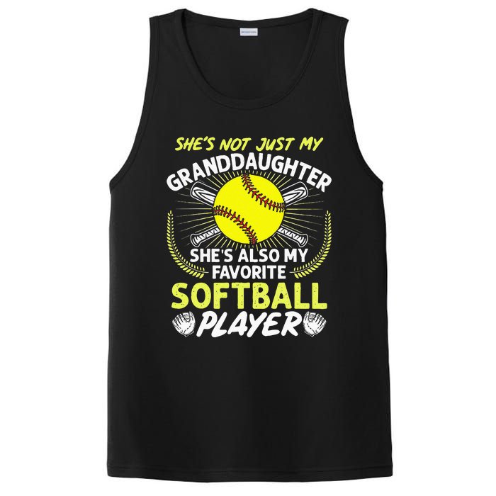 Funny My Granddaughter Shes Also My Favorite Softball PosiCharge Competitor Tank