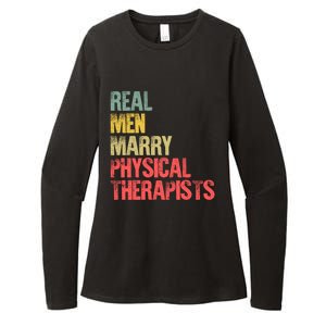 Funny Marriage Great Gift Real Marry Physical Therapists Gift Womens CVC Long Sleeve Shirt