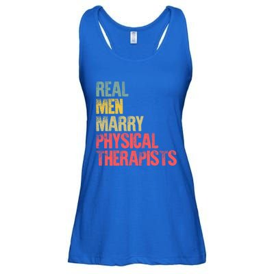 Funny Marriage Great Gift Real Marry Physical Therapists Gift Ladies Essential Flowy Tank