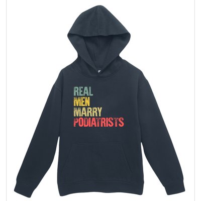 Funny Marriage Gift Real Marry Podiatrists Groom Gift Urban Pullover Hoodie