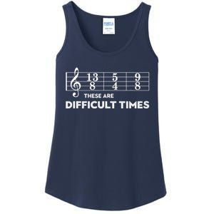 Funny Musician Gift These Are Difficult Times Gift Ladies Essential Tank