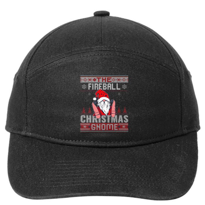 F.I.R.E.B.A.L.L Matching Group Christmas Gnome Ugly 7-Panel Snapback Hat