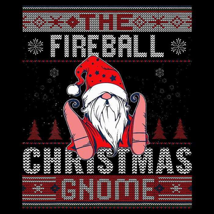 F.I.R.E.B.A.L.L Matching Group Christmas Gnome Ugly 7-Panel Snapback Hat