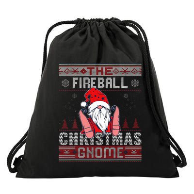 F.I.R.E.B.A.L.L Matching Group Christmas Gnome Ugly Drawstring Bag