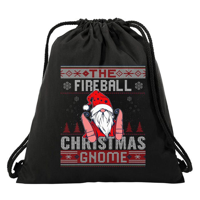 F.I.R.E.B.A.L.L Matching Group Christmas Gnome Ugly Drawstring Bag