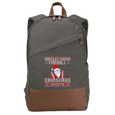 F.I.R.E.B.A.L.L Matching Group Christmas Gnome Ugly Cotton Canvas Backpack