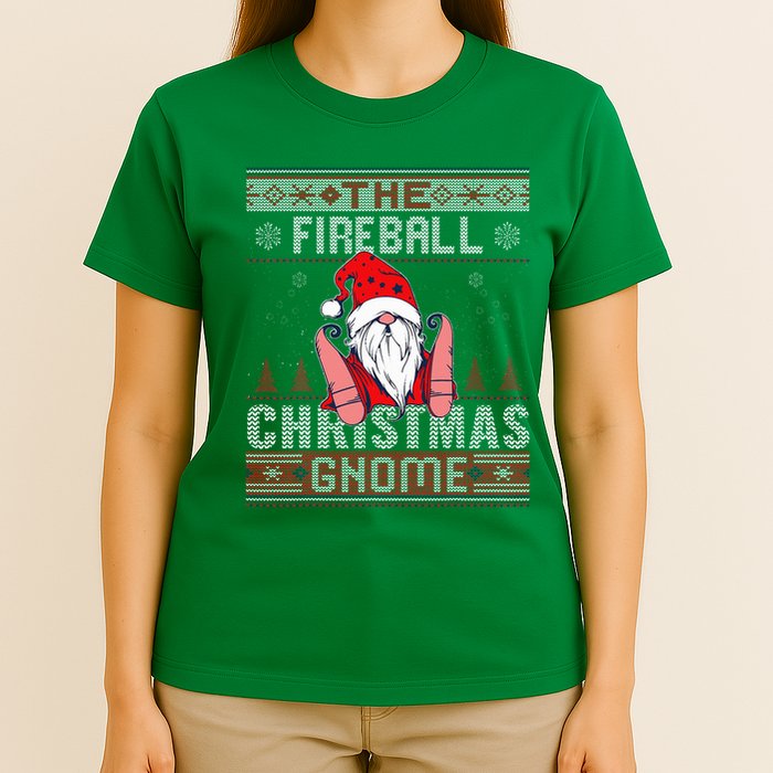 F.I.R.E.B.A.L.L Matching Group Christmas Gnome Ugly T-Shirt