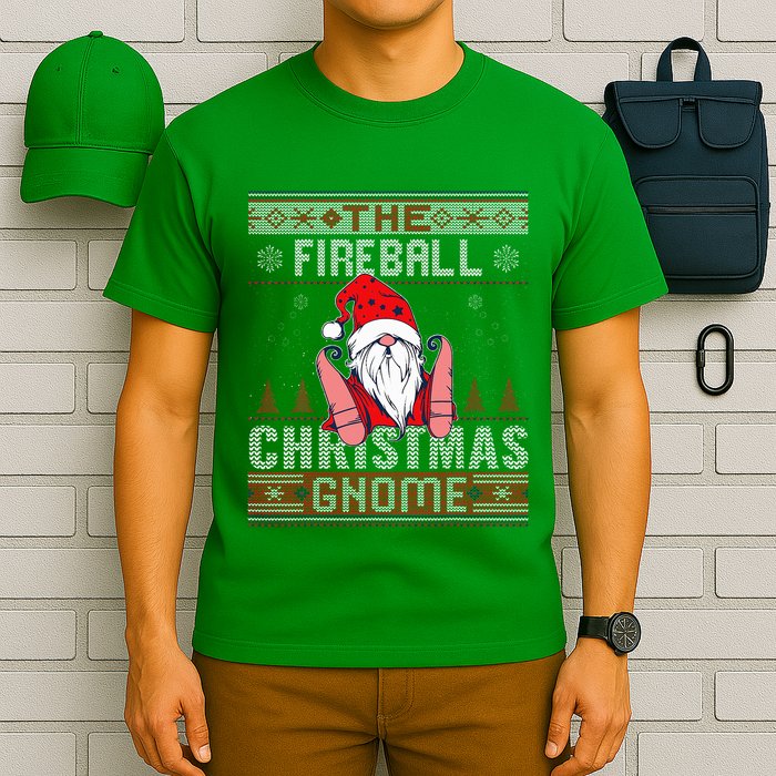 F.I.R.E.B.A.L.L Matching Group Christmas Gnome Ugly T-Shirt
