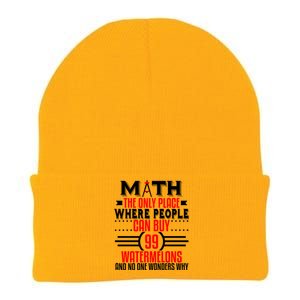 Funny Math Geek Nerd Major Teacher Mathematics Engineer Gift Knit Cap Winter Beanie