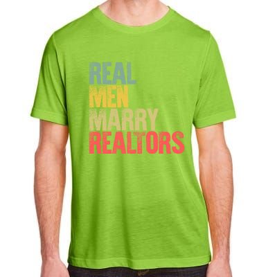 Funny Marriage Gift Real Marry Realtors Groom Gift Adult ChromaSoft Performance T-Shirt