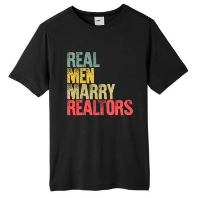 Funny Marriage Gift Real Marry Realtors Groom Gift Tall Fusion ChromaSoft Performance T-Shirt