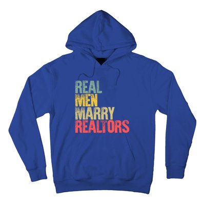 Funny Marriage Gift Real Marry Realtors Groom Gift Hoodie