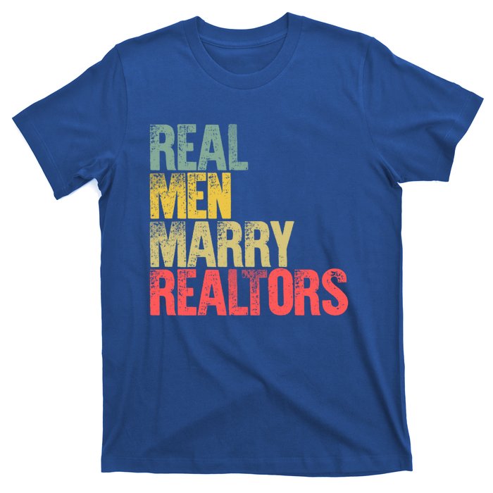 Funny Marriage Gift Real Marry Realtors Groom Gift T-Shirt